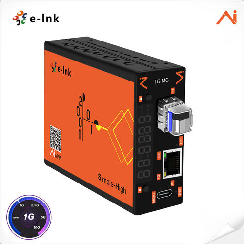 Latest company news about E-link تطلق LNK-AI3011M-SFP: محول الوسائط الليفية الذكي المُدار المدعوم بالذكاء الاصطناعي يعيد تعريف صيانة الشبكة