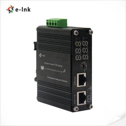 Latest company news about إي-لينك تطلق مقسم طاقة عبر الإيثرنت صناعي جيجابت 802.3bt PoE++ مع شاشة LED وجهد خرج قابل للتعديل