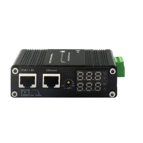 Latest company news about E-link LNK-INS901-LED الصناعية 802.3bt PoE++ Splitter: تشغيل أجهزة الحافة غير PoE بثقة