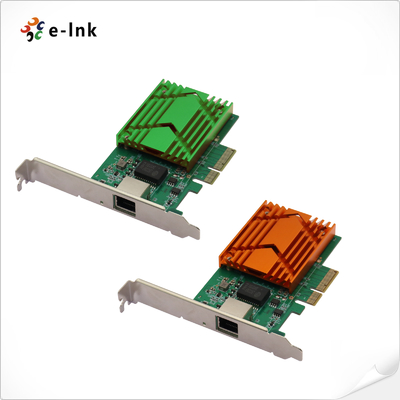محول شبكة إثنتر 10G PCIe x4 منفذ واحد RJ45