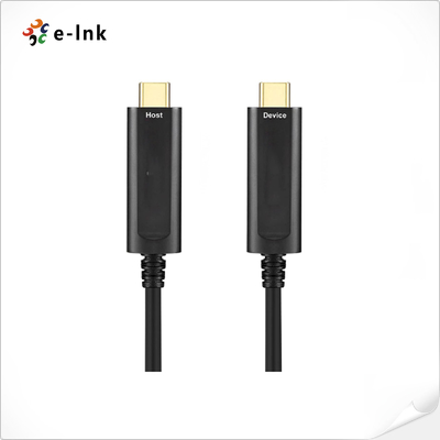 USB3.1 كابل ألياف ضوئية من النوع C إلى C