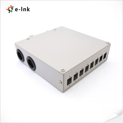 8 منافذ DIN-Rail Fiber Splice Box
