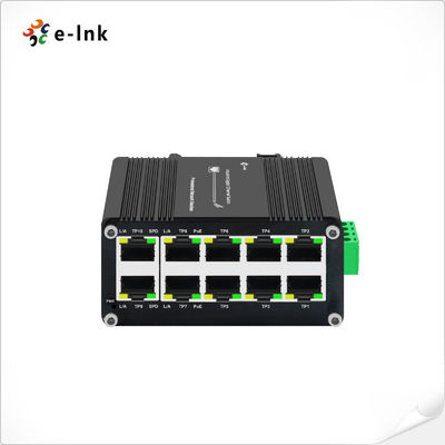 ميني الصناعية 8-البوابة 10/100/1000T 802.3at PoE + 2-البوابة 10/100/1000T Compact Ethernet Switch