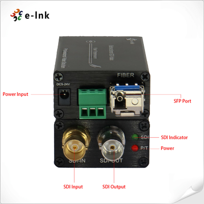 محول ميني ثنائي الاتجاه HD / 3G-SDI إلى الألياف