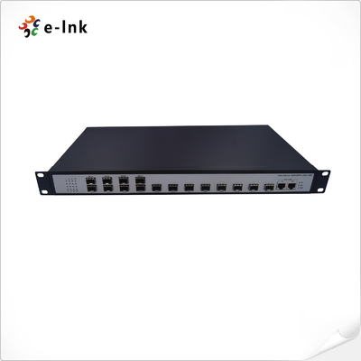 غير مدير 16 منفذ 100Base-FX SFP + 2-10/100/1000-TX Switch