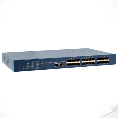 24SFP + 2xRJ45 إدارة غيغابيت فائبر سويتش