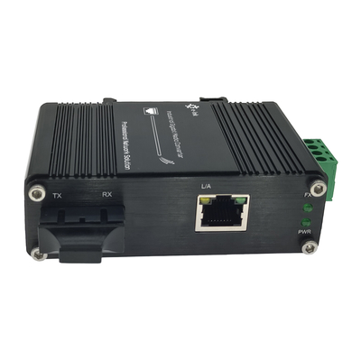 محول الوسائط الصناعية المصغرة 10/100Base-T إلى 100Base-FX