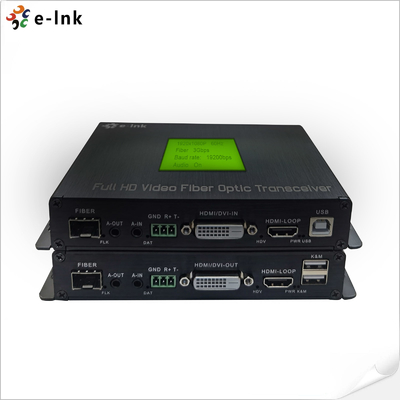 محول ألياف HDMI متعدد الوظائف مُدار بالسحابة
1 قناة 1080P HDMI + USB KVM + 1 قناة RS232 + 1 قناة صوت ستيريو ثنائي الاتجاه + GPIO