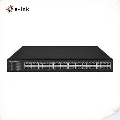 مفتاح PoE غير مدير بـ 48 منفذًا مع منفذ RJ45 PoE 48x10/100/1000M