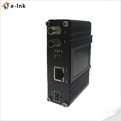 Mini Industrial 10BASE-T إلى 10BASE-FL Ethernet Media Converter