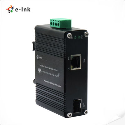 quality محول الوسائط PoE+ الصناعي المصغر 100/1000BASE-X SFP إلى 10/100/1000BASE-T 30W factory
