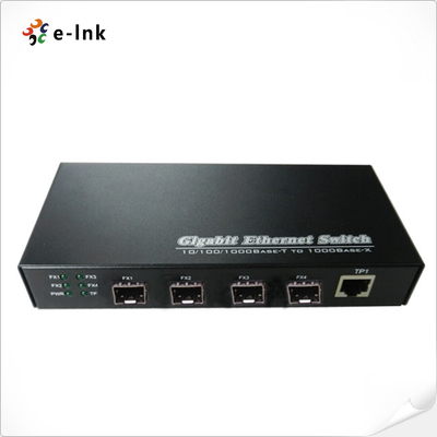 مُبدِّل إيثرنت ذاتي التكوين بـ 3 منافذ 10/100/1000BASE-T + 4 منافذ 1000BASE SFP