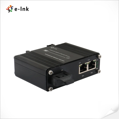 محول الوسائط الصناعية المصغرة من 10/100/1000Base-TX إلى 1000Base-X