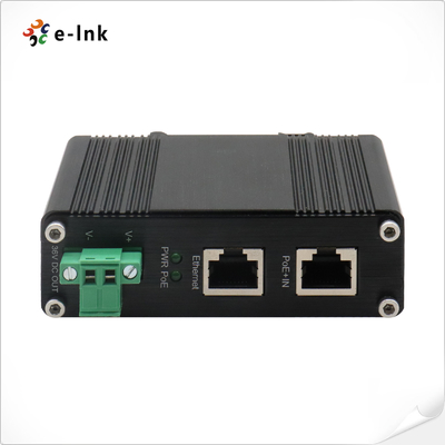 الصناعية 10/100/1000Mbps 802.3at PoE + Splitter Voltage الخروج 36VDC