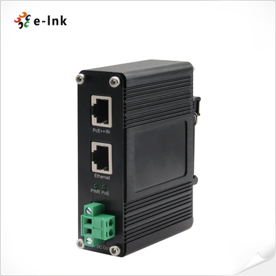 الصناعية 10/100/1000Mbps 802.3bt PoE++ Splitter التيار الخارجي 12VDC