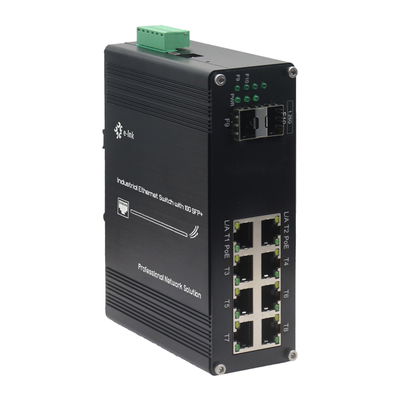 الصناعية L2 + 8-البوابة 10/100/1000T 802.3at PoE + 2-البوابة 1000X SFP إدارة إيثيرنت التبديل