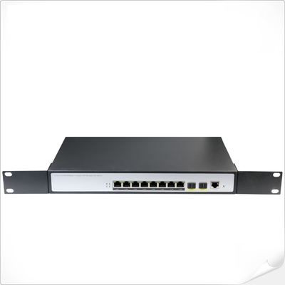 L2+ 8-Port 10/100/1000T 802.3at PoE + 2-Port 100/1000X SFP المدار
