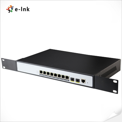 مُبدِّل إيثرنت مُدار L2+ بـ 8 منافذ 10/100/1000T + منفذي 100/1000X SFP