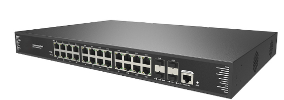 24 منفذًا 10/100/1000T 802.3at PoE + 4-Port 10G SFP + L3 التبديل المدار