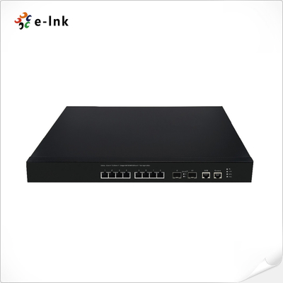 L2 إدارة 8-البوابة 1G / 10G قاعدة-ت + 2-البوابة 10G SFP + غيغابيت إثنتر سويتش