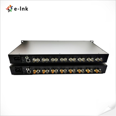 8Ch 3G-SDI + 1Ch 10G Ethernet عبر Fiber Extender