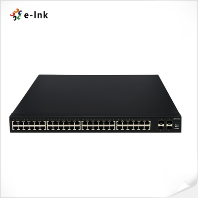 مُبدِّل إيثرنت جيجابت L3 مُدار بـ 48 منفذ 10/100/1000BASE-T + 4 منافذ 10G SFP+