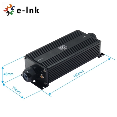 IP67 مضاد للماء الصناعي جيجابيت PoE الموسع (1 x مدخل 1 x مخرج)