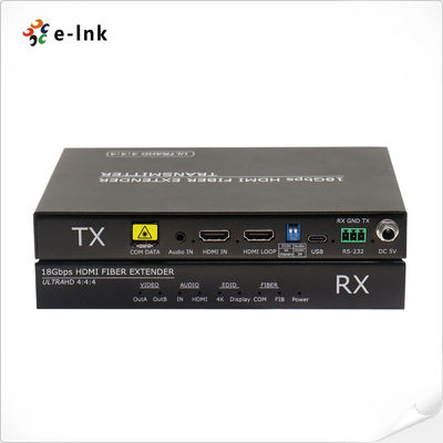 4K@60Hz 4:4مُوسّع الألياف البصرية للصوت والفيديو غير مضغوط