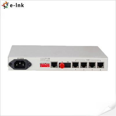 4E1 + 1 فائبر PDH متعددة