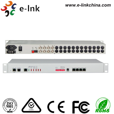 4E1 + 4GE + الهاتف + SNMP فائبر أوبتيكال متعدد
