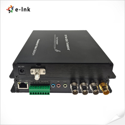 1Ch BIDI 3G-SDI فيديو + 2Ch إلى الوراء الصوتية التناظرية + 1Ch BIDI RS422 + 1Ch 100M إثنر + 1Ch إلى الوراء التتالي + 1Ch إلى الوراء التناظرية ثلاثي المستوى المزامنة على مصعد الألياف