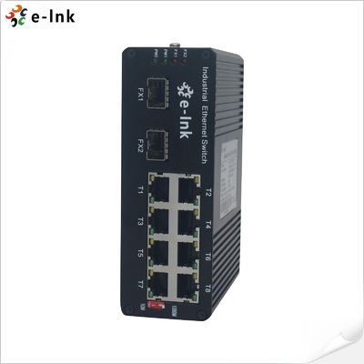 quality 8-الميناء الصناعي 10/100/1000BASE-T + 2-الميناء 1000BASE-SFP 250m PoE Switch factory