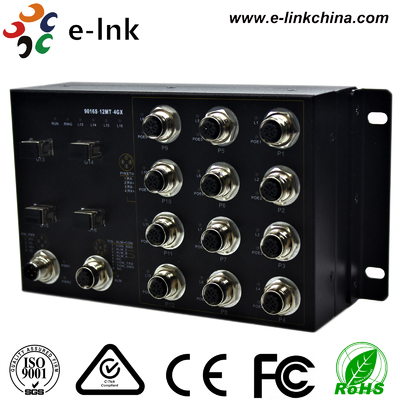 EN50155 أجهزة التبديل الصناعية Gigabit Managed Ethernet