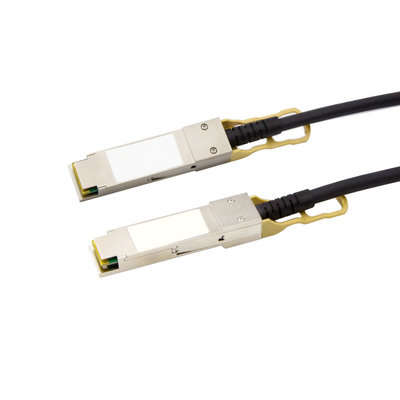 كابلات نحاسية متصلة مباشرة سلبية QSFP28 إلى QSFP28 بسرعة 100 جيجابايت