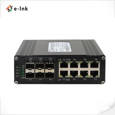 8-الميناء الصناعي 10/100/1000T + 6-الميناء 1000X SFP Ethernet Switch