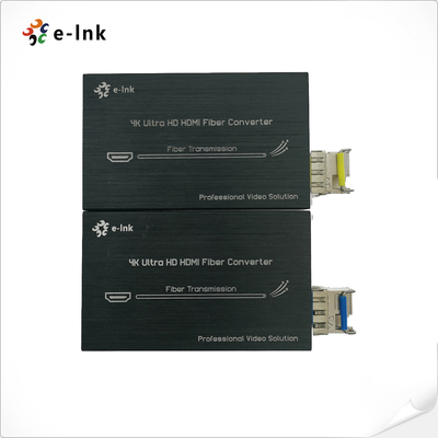 ميكرو ميني 4K HDMI Fiber Extender مع صوت خارجي