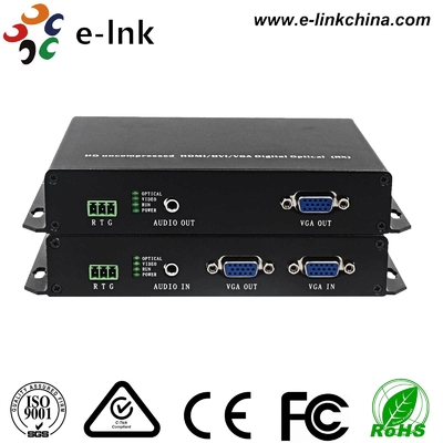 مكبر الألياف الضوئية USB VGA KVM