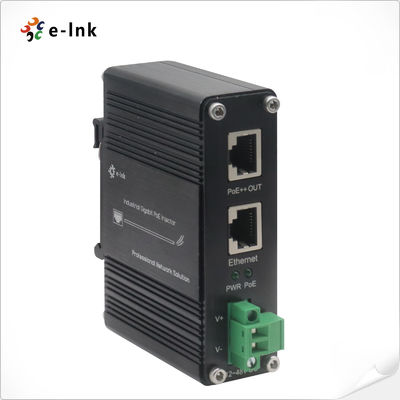 المحقن الصناعي جيجابيت 95W 802.3bt PoE++12~48VDC RJ45