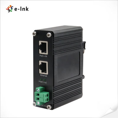 الصناعية 10/100/1000Mbps 802.3bt PoE++ Splitter Voltage 12VDC مع منفذ RJ-45 PoE واحد (البيانات والطاقة في)