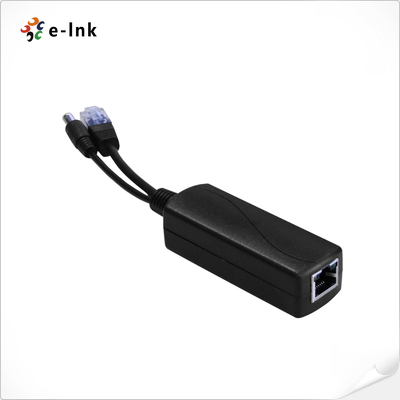 10/100M 24V 1A PoE Splitter متوافق مع IEEE802.3af / at مع تصميم جسر كامل ، مدخل غير قطبي