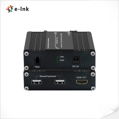 HDMI KVM Fiber Extender 4K 60Hz USB 300m OM4 Plug Play