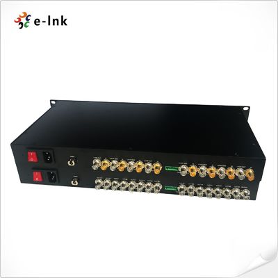 quality 4 Channel 3G-SDI Fiber Optic Converter Bidirectional Video Transmission 120km factory