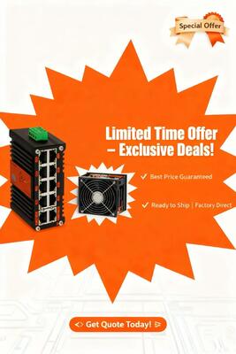 quality Mini Industrial 8-Port 10/100/1000T 802.3at PoE + 2-Port 10/100/1000T Compact Ethernet Switch factory